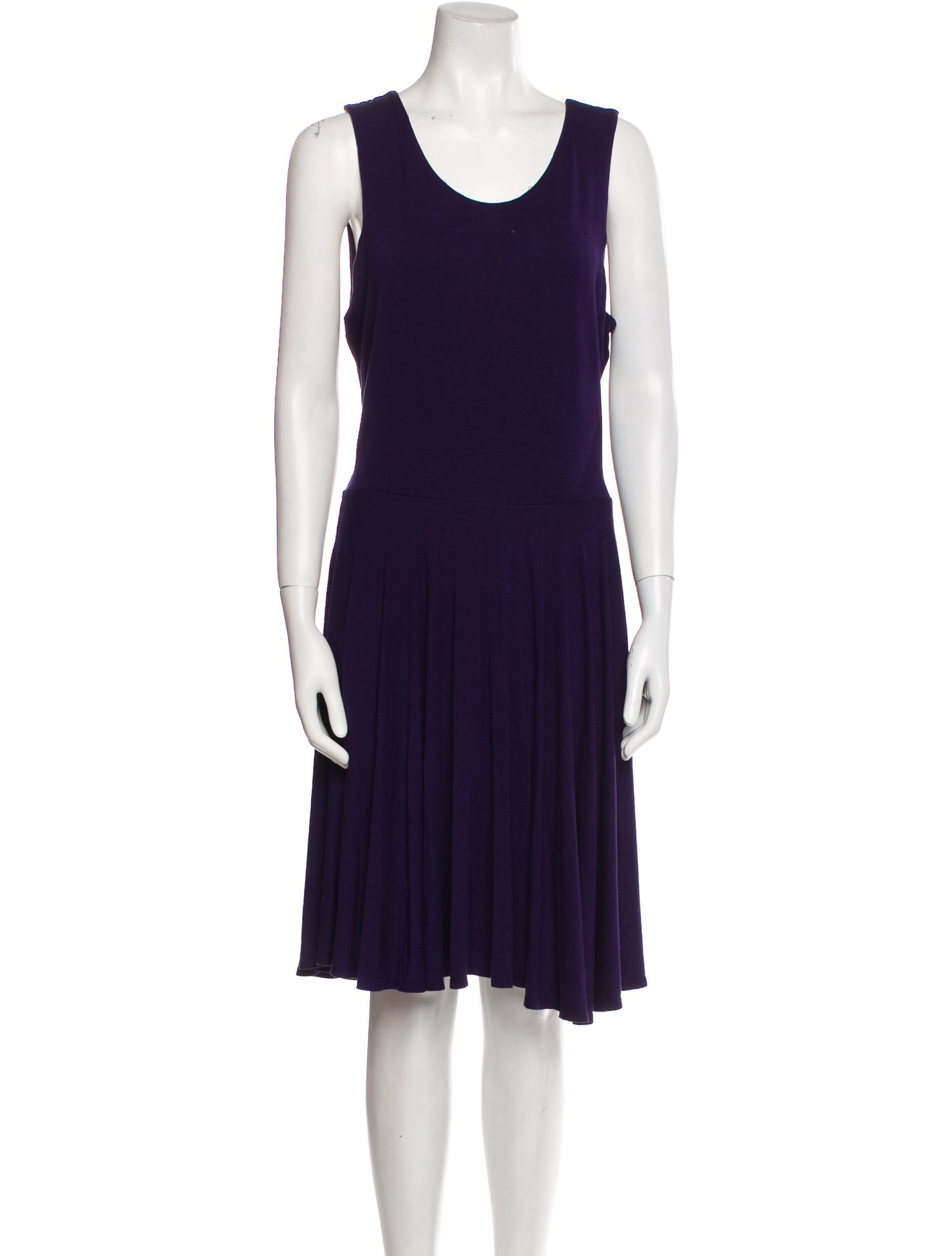 Cynthia Rowley Scoop Neck Knee-Length Dress